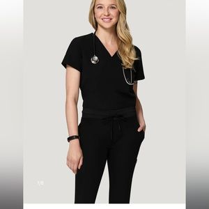 Mandala Scrub Set - Black